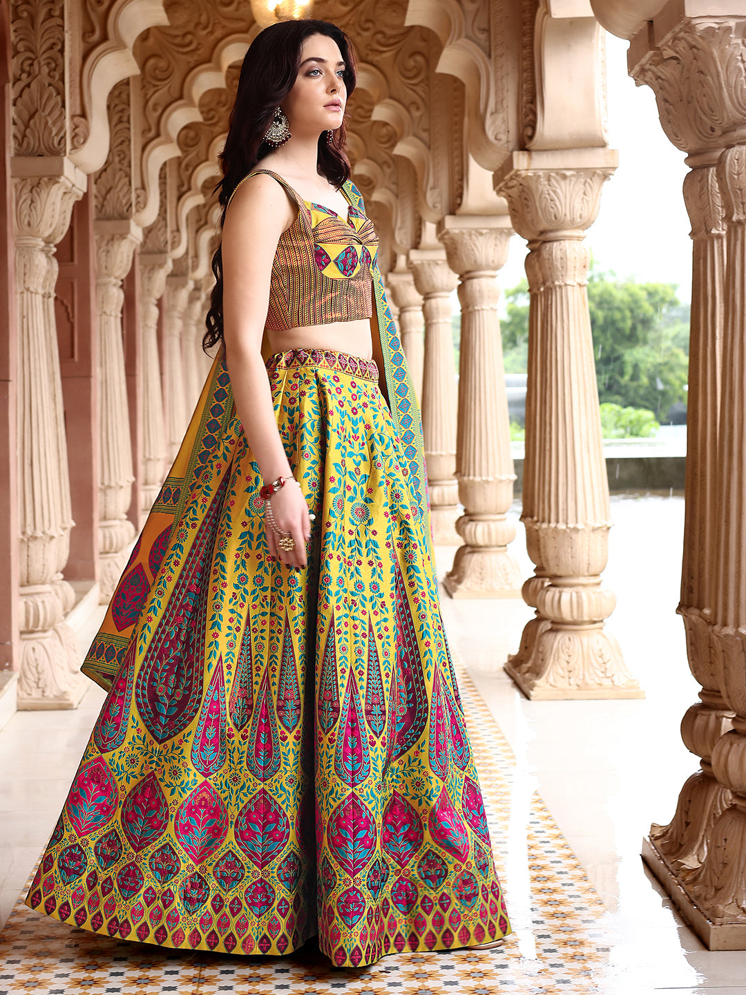 Kanjivaram Woven Design Lehenga Choli