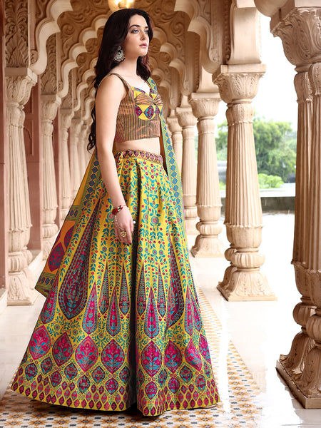 Kanjivaram Woven Design Lehenga Choli