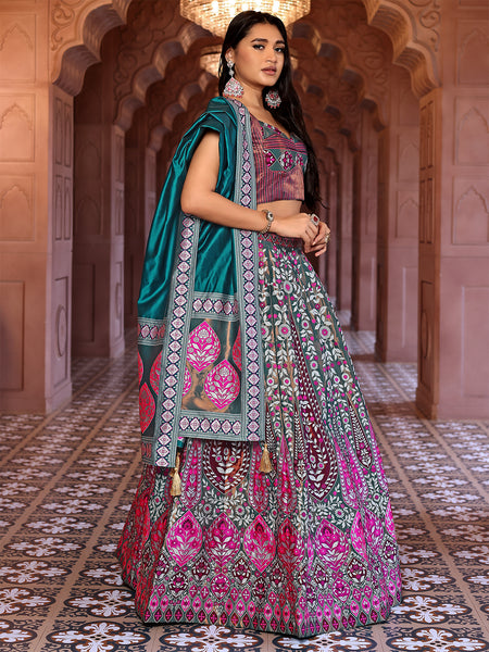 Kanjivaram Woven Design Lehenga Choli
