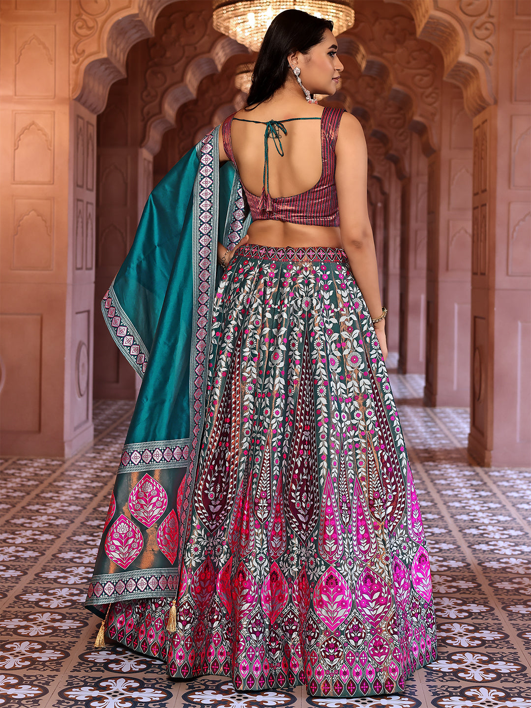 Kanjivaram Woven Design Lehenga Choli