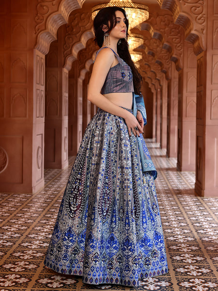 Kanjivaram Woven Design Lehenga Choli