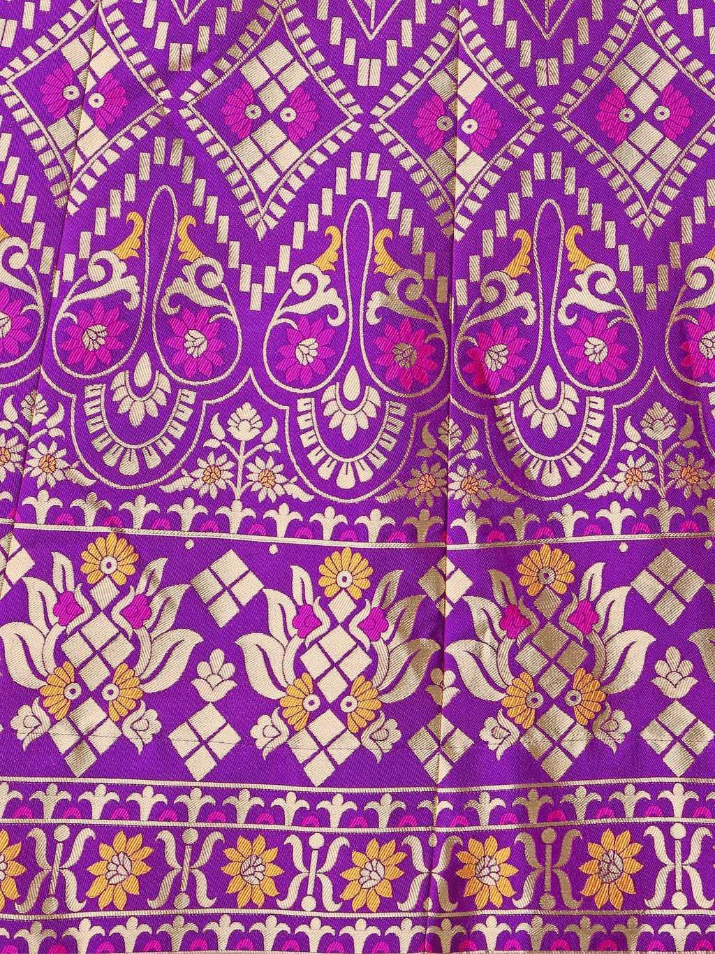 Women Purple Floral Print Lehenga