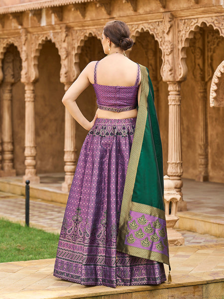 Saaya-Purple Purple Lehenga Choli