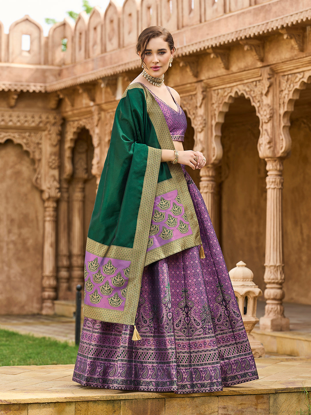 Saaya-Purple Purple Lehenga Choli