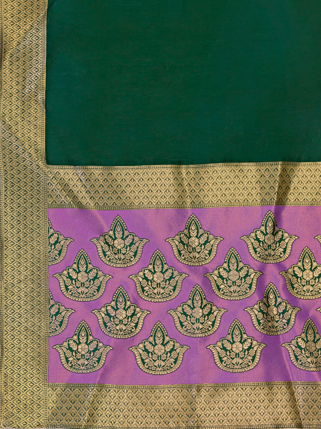 Women's Purple Kanjiwaram Lehengas