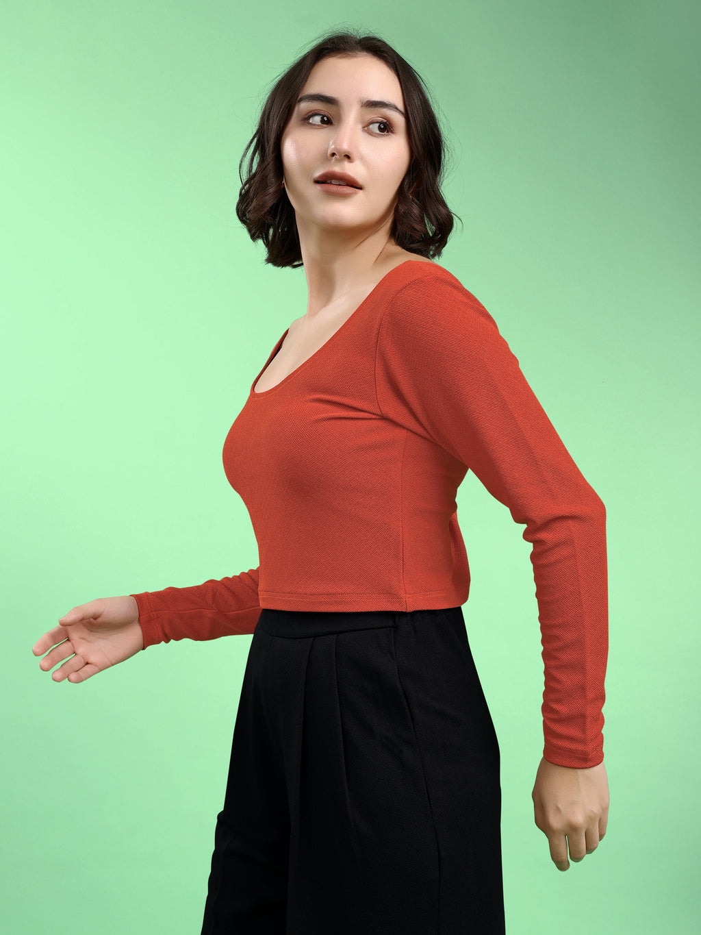 Round Straight Solid Top