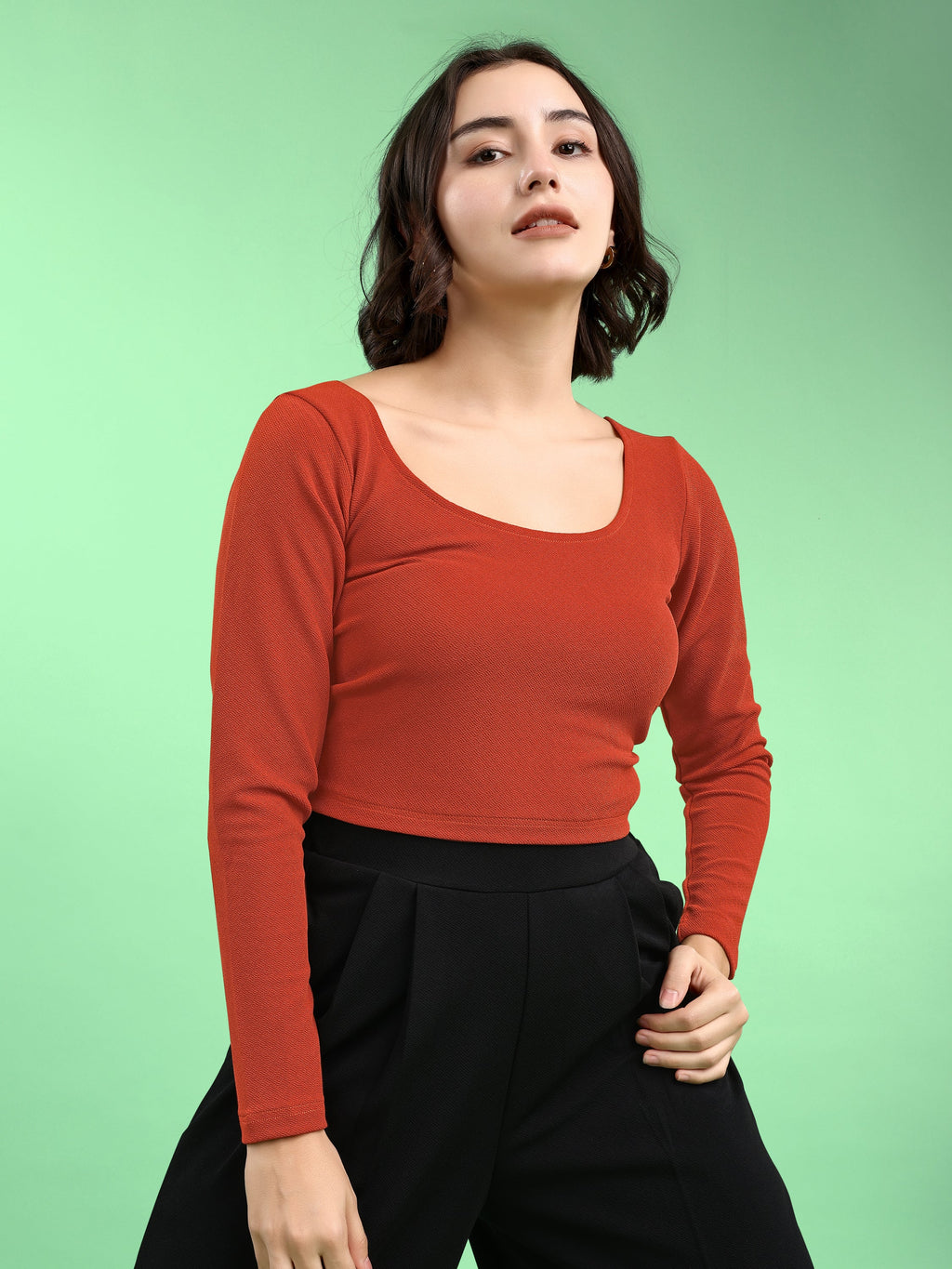 Round Straight Solid Top