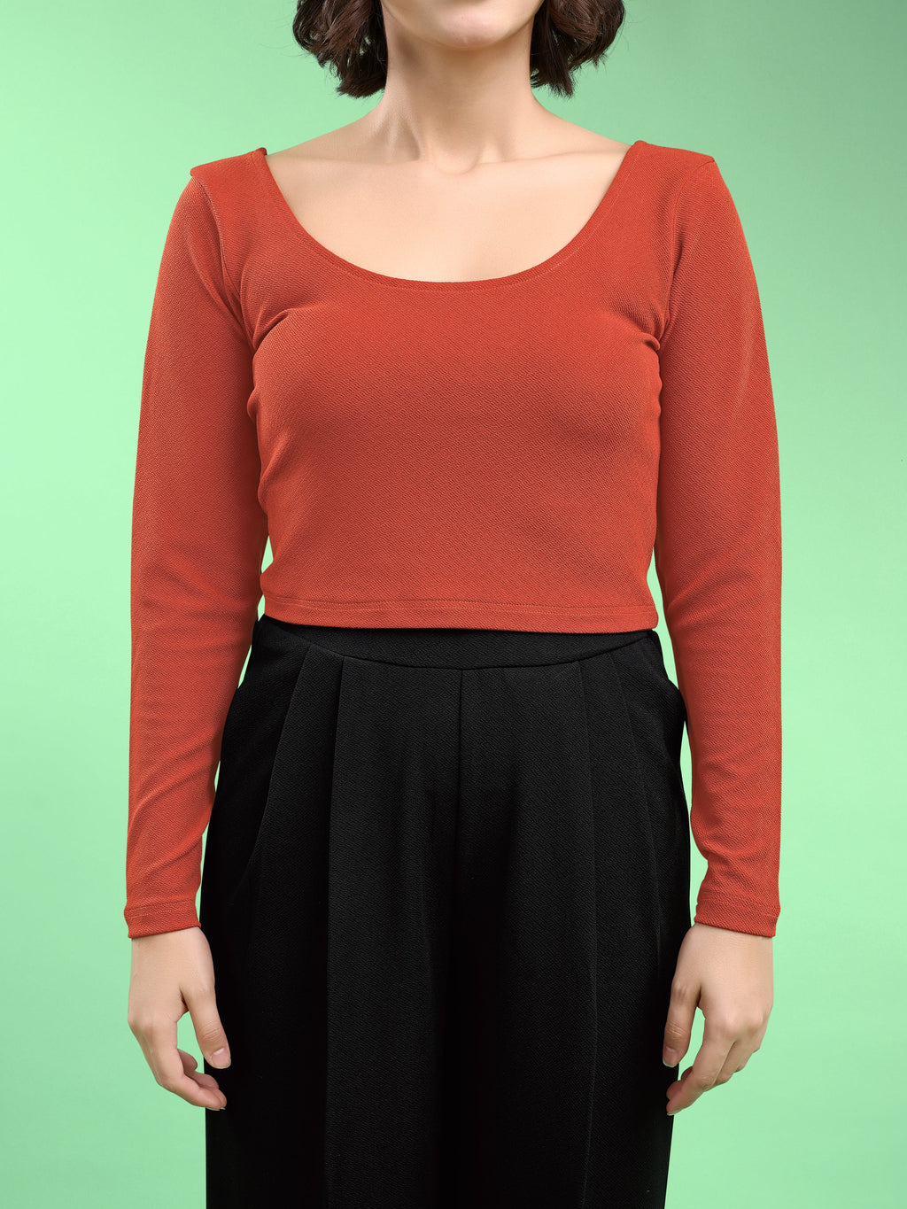 Round Straight Solid Top