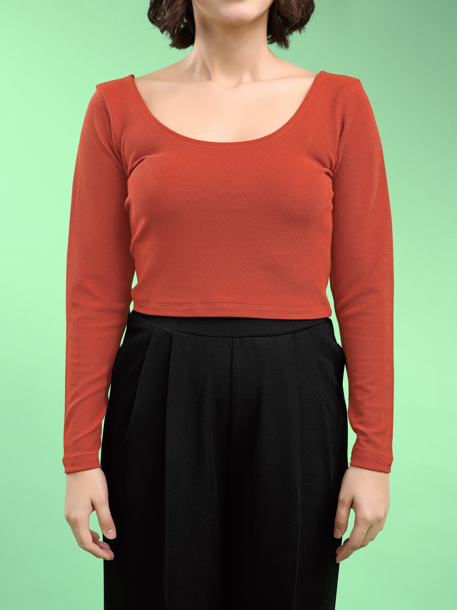 Round Straight Solid Top