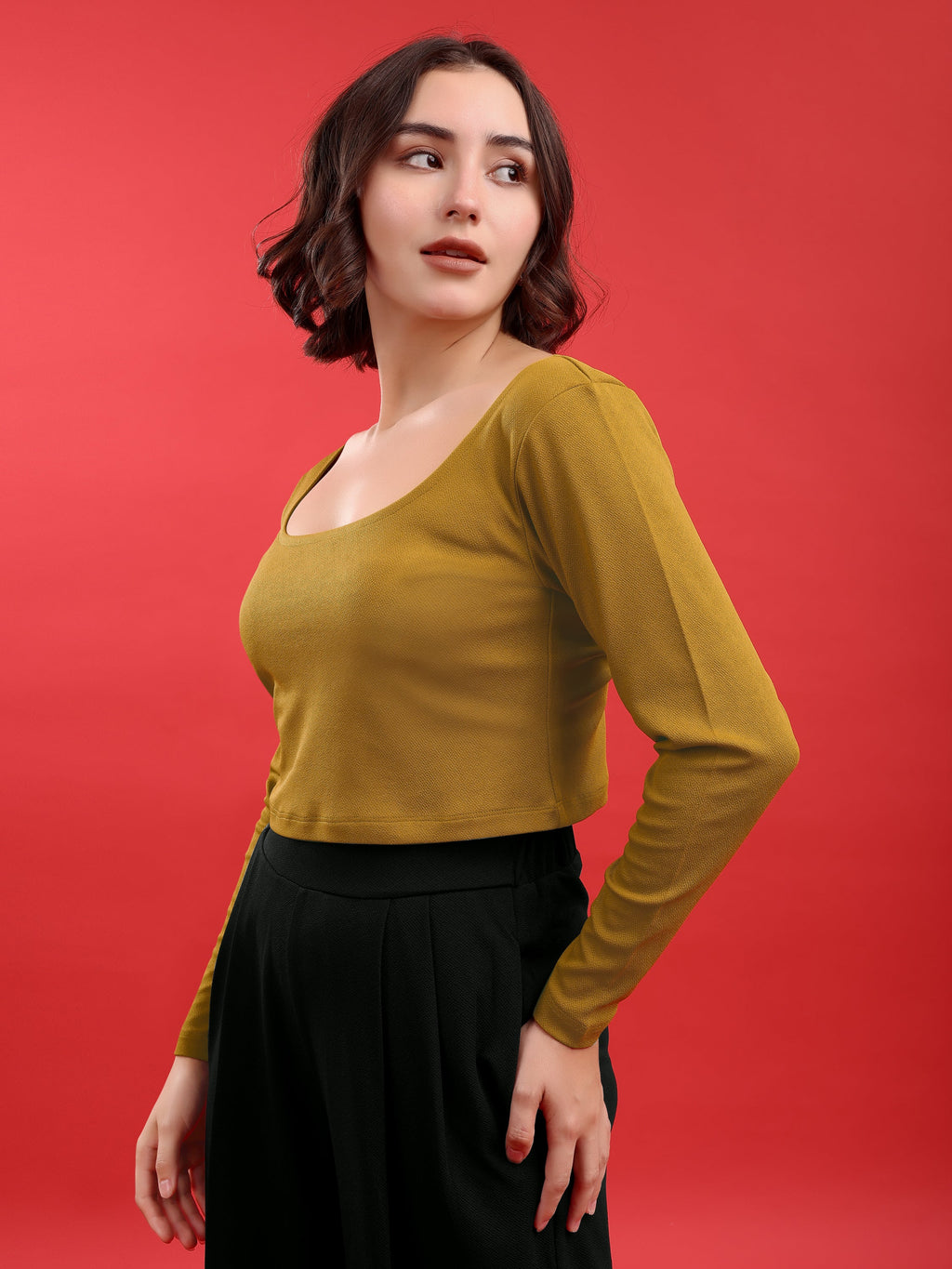 Round Straight Solid Top