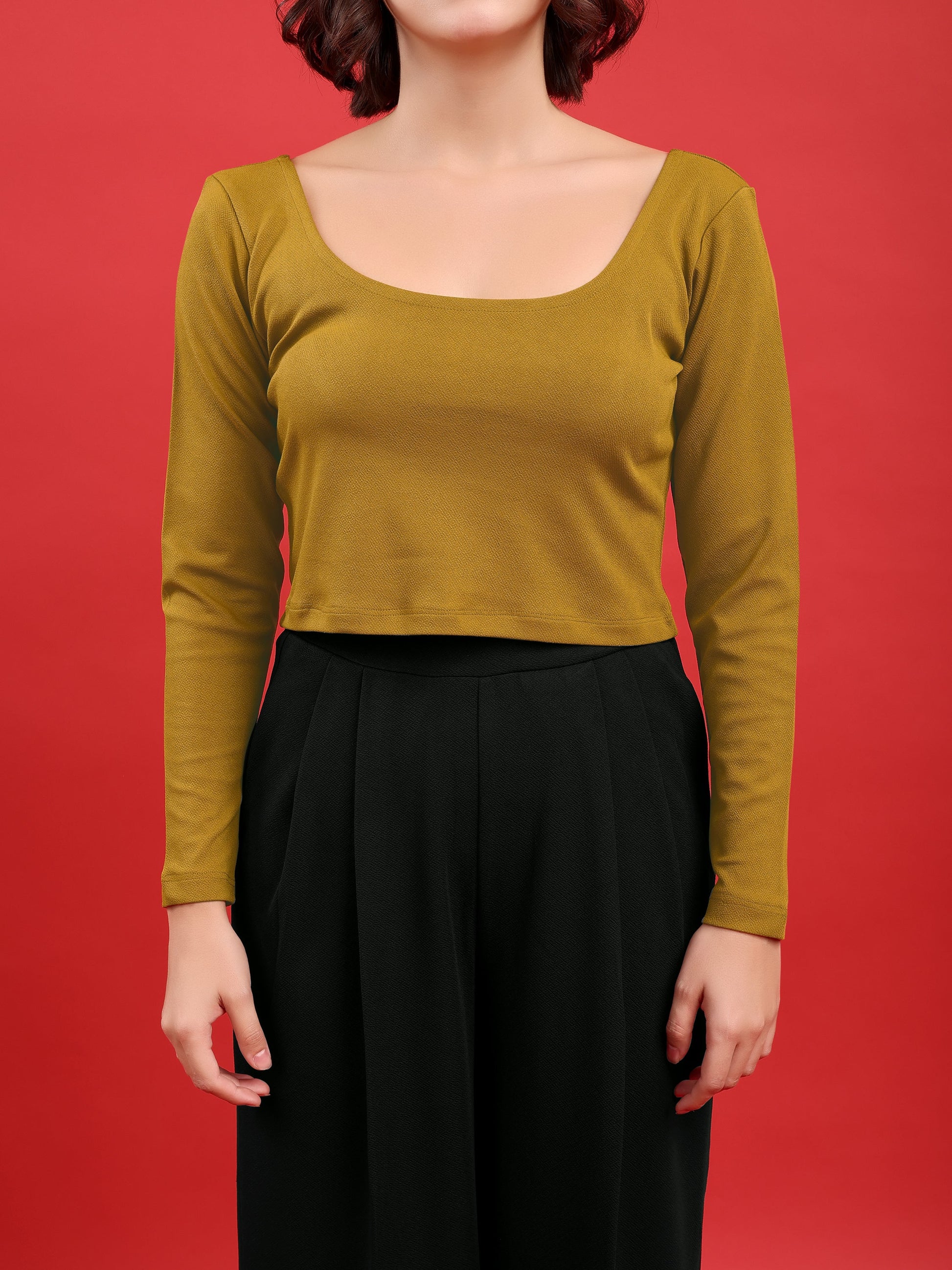 Round Straight Solid Top