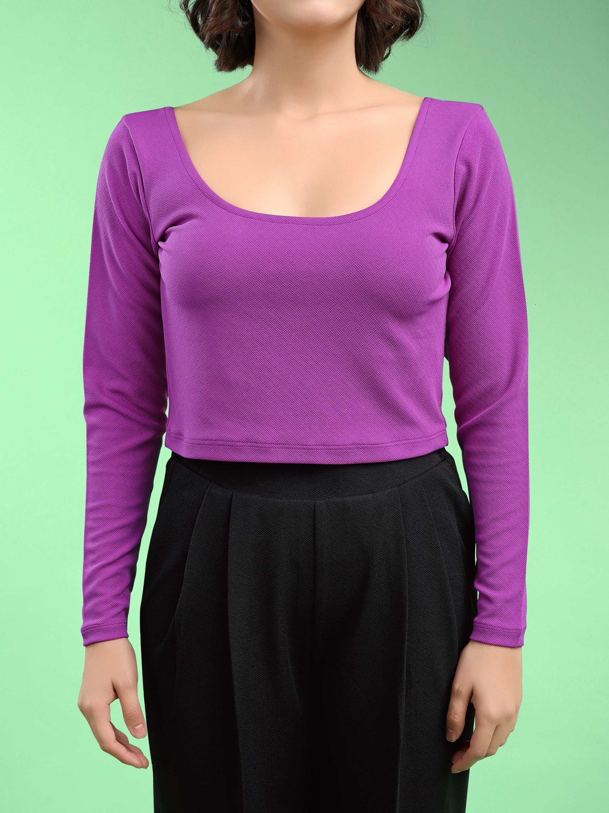 Round Straight Solid Top