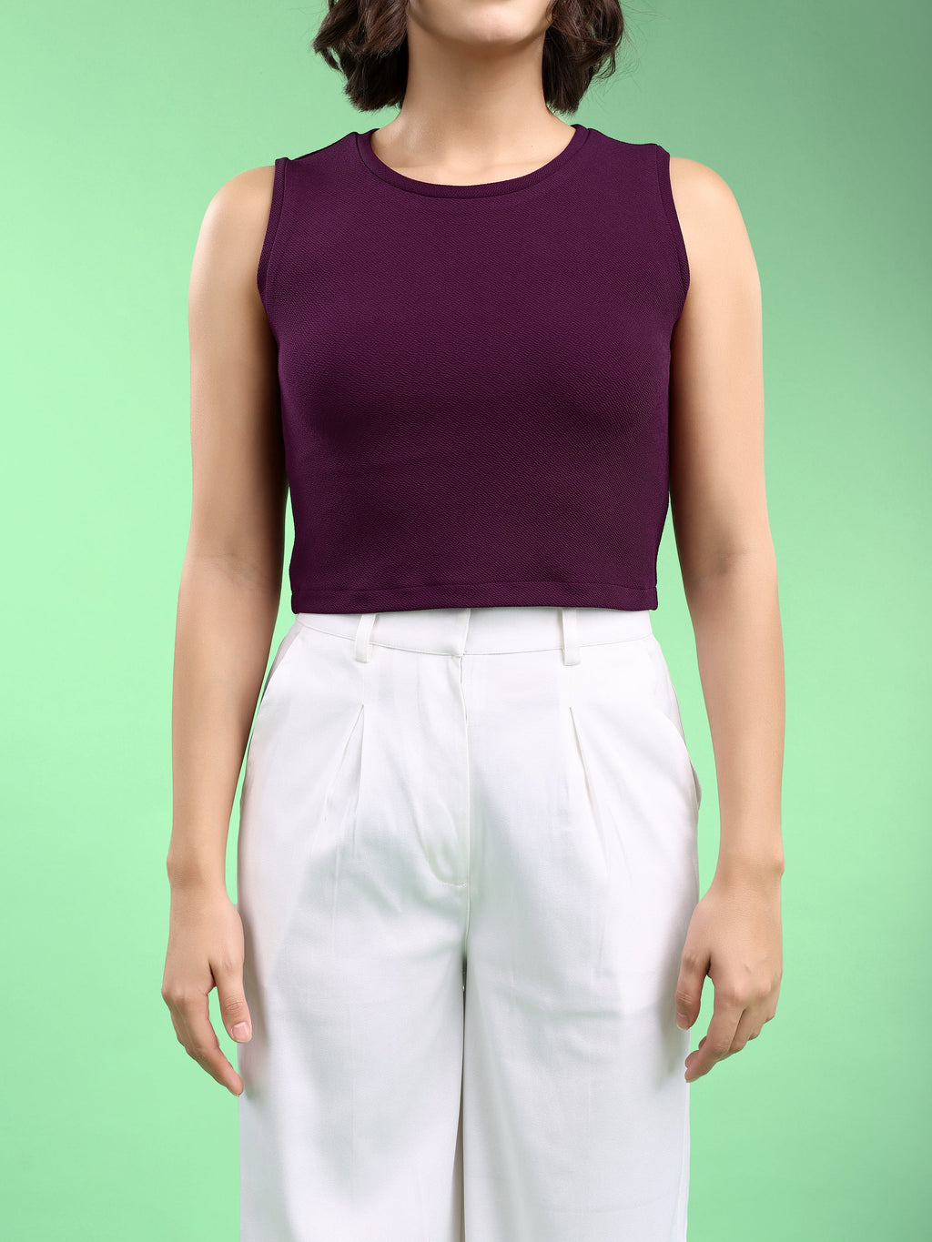 Round Straight Solid Top