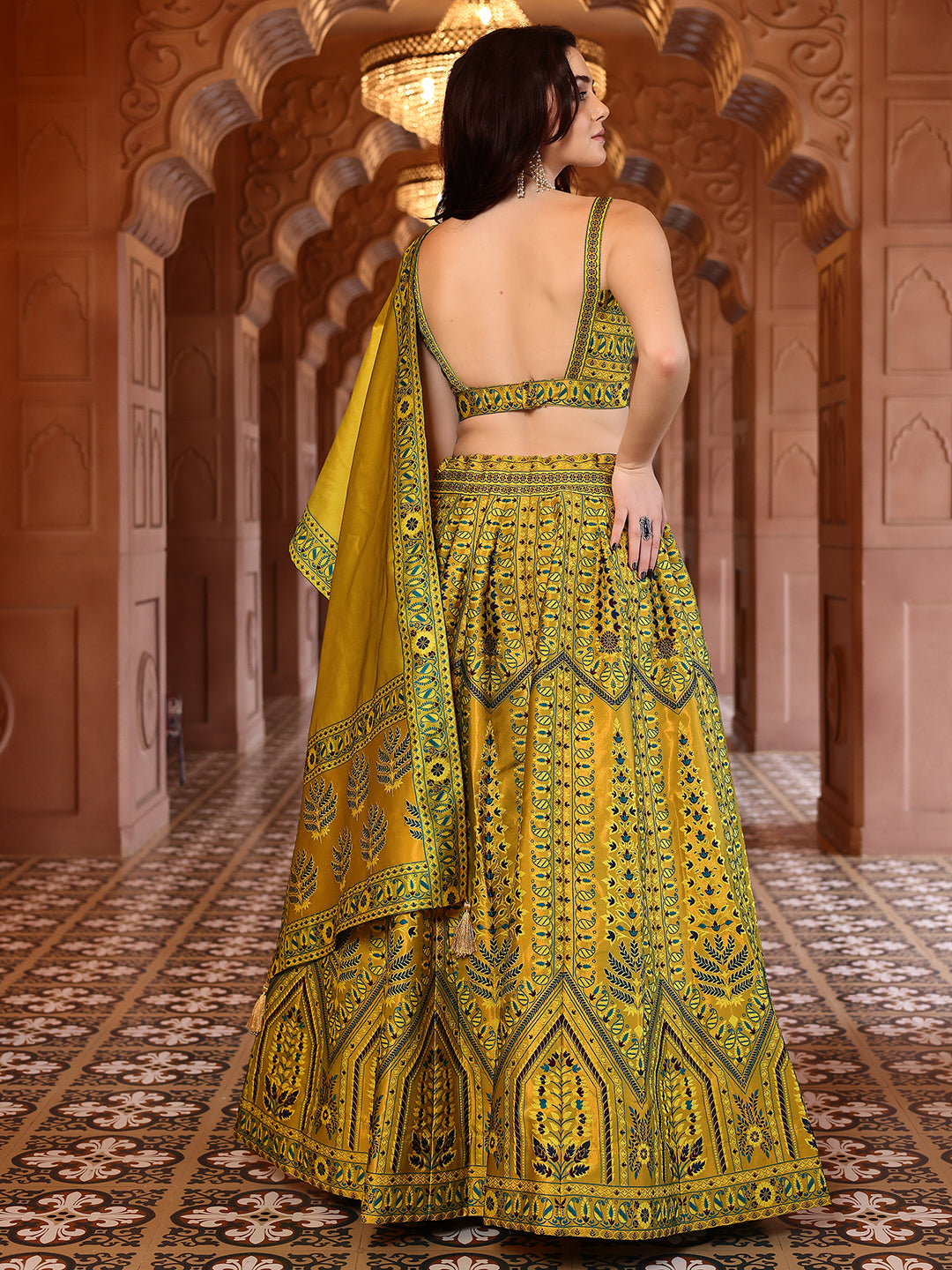 Kanjivaram Woven Design Lehenga Choli