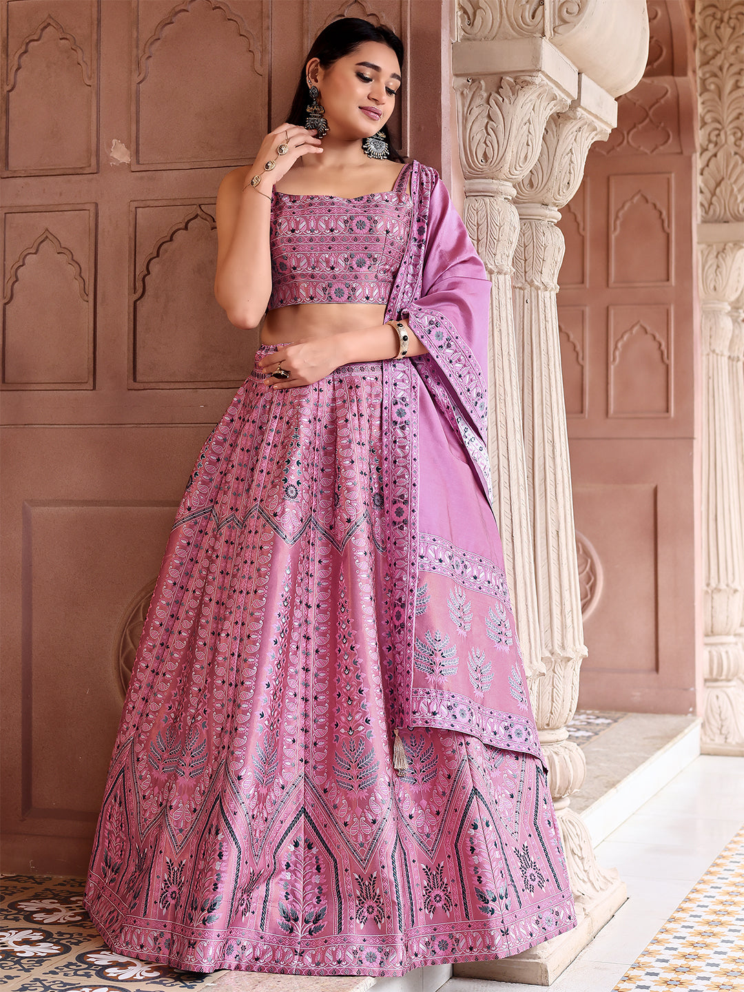 Kanjivaram Woven Design Lehenga Choli