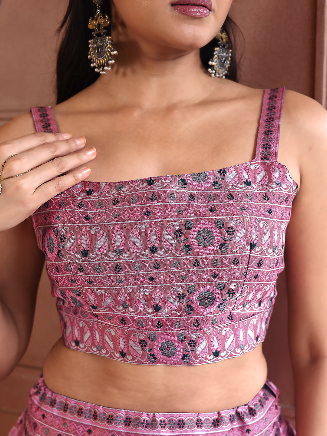 Kanjivaram Woven Design Lehenga Choli