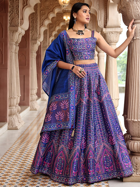 Kanjivaram Woven Design Lehenga Choli
