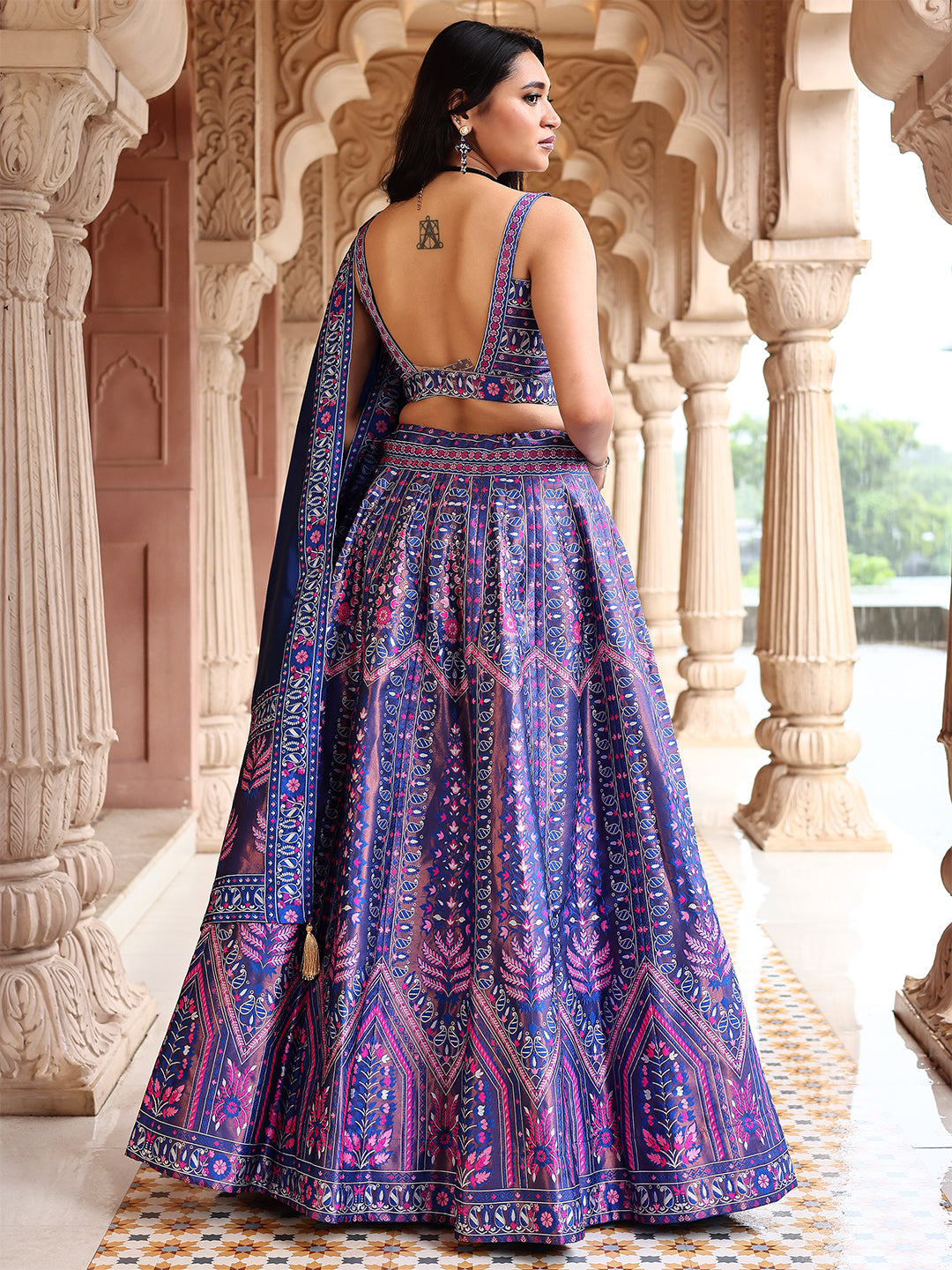 Kanjivaram Woven Design Lehenga Choli