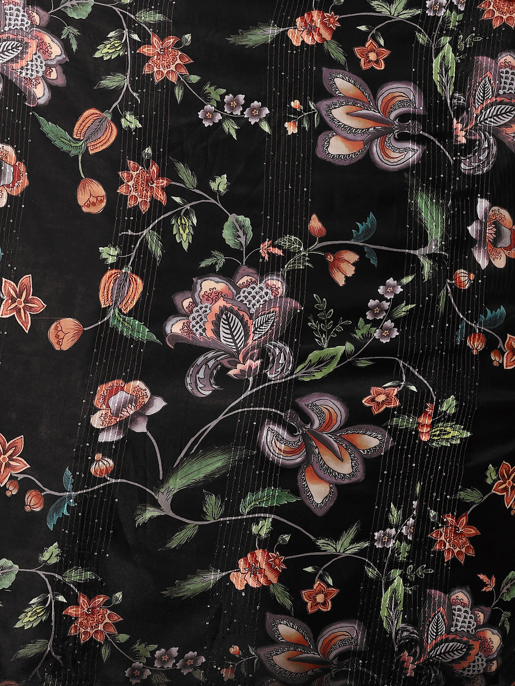 Ethnic Motifs And Embellished Black Lehenga Choli