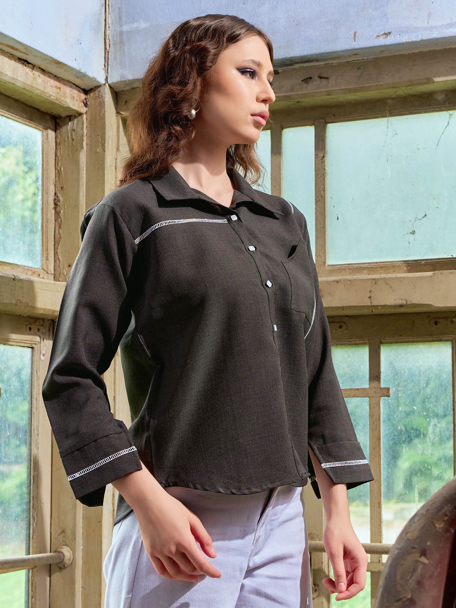 Stylished Linen Shirt