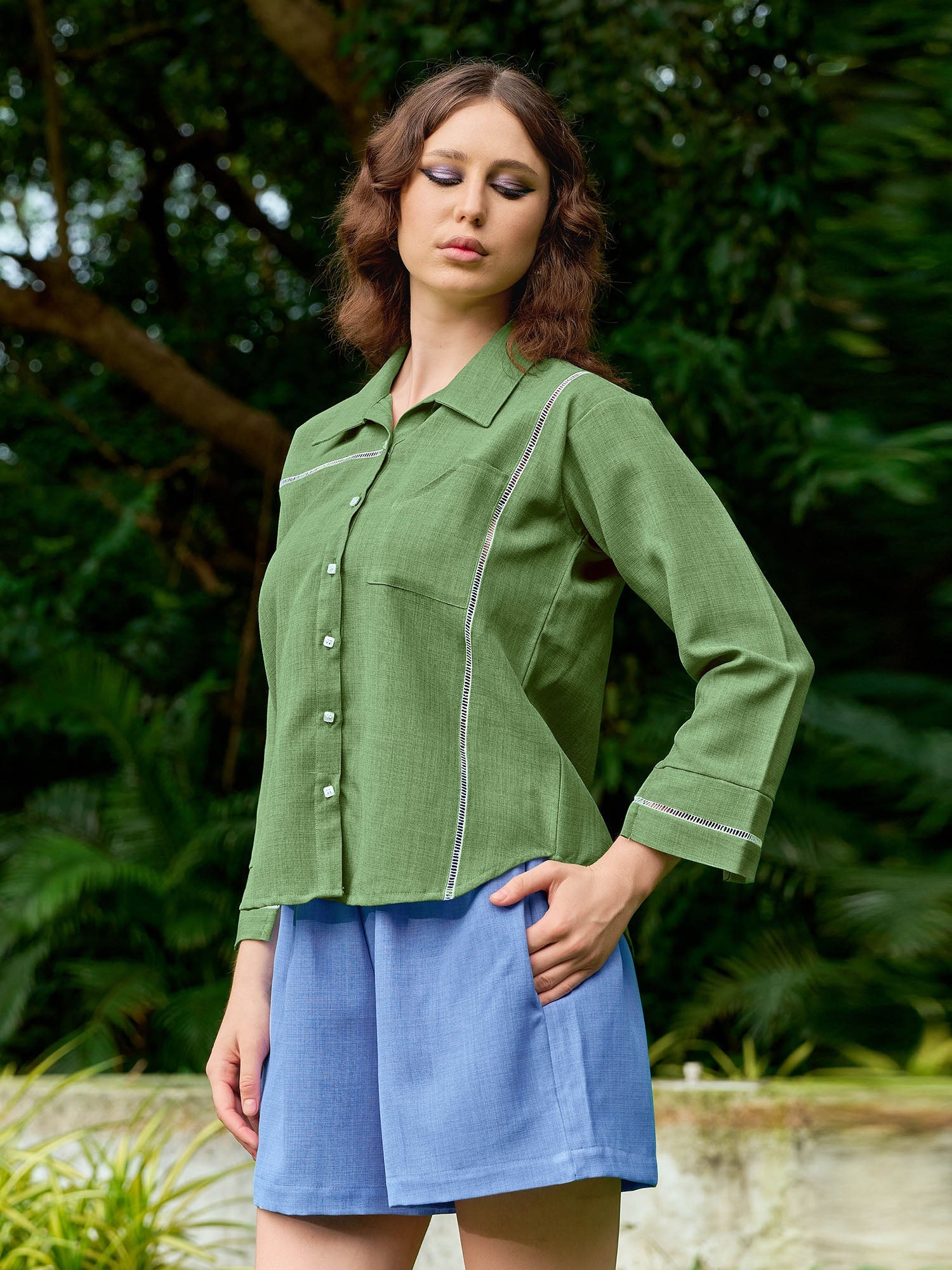 Stylished Linen Shirt