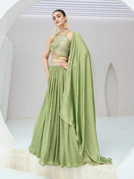 Yashi-Lime Lime Lehenga Choli