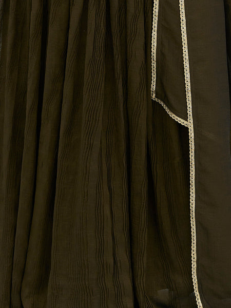 Yashi-Olive Olive Lehenga Choli