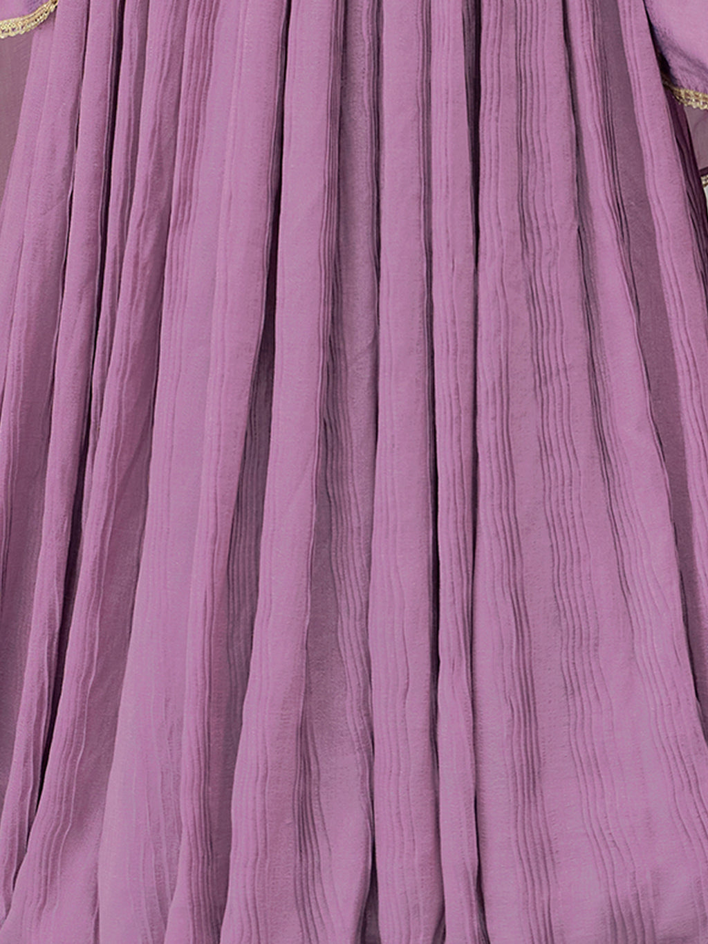 Women's Purple Silk Crape Lehengas