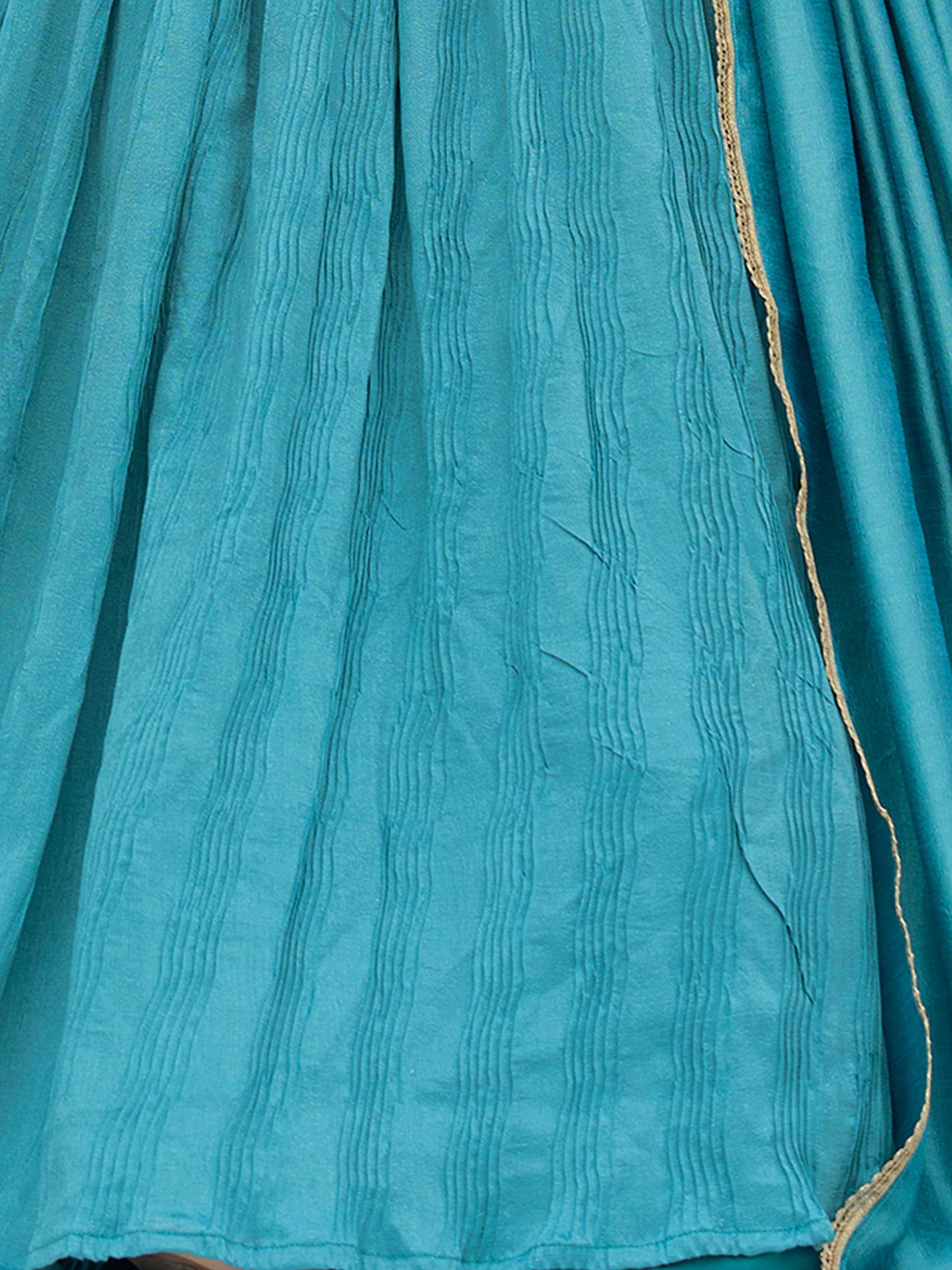 Women's Sky Silk Crape Lehengas