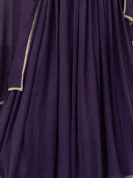 Yashi-Wine Wine Lehenga Choli