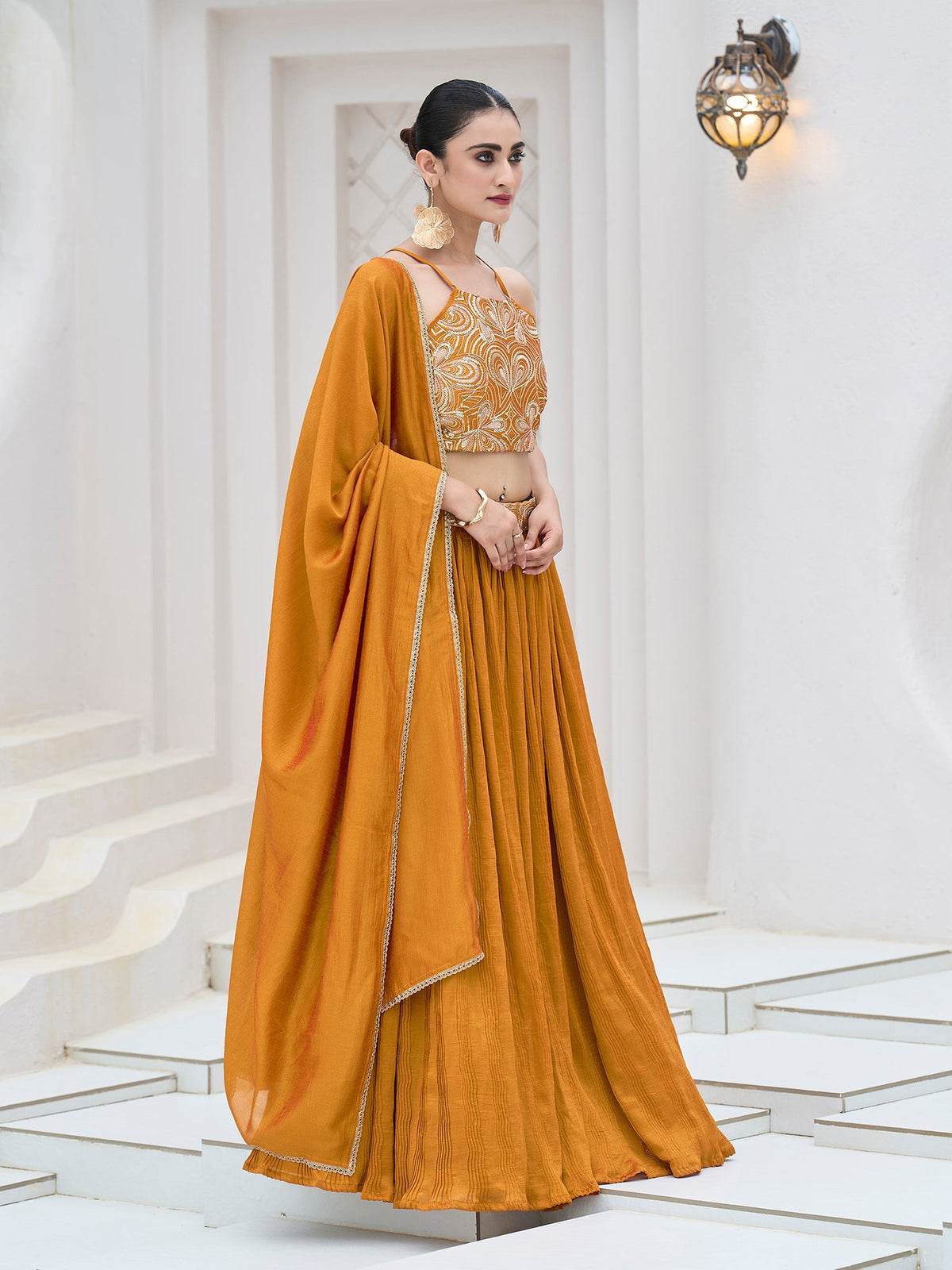 Yashi-Yellow Yellow Lehenga Choli
