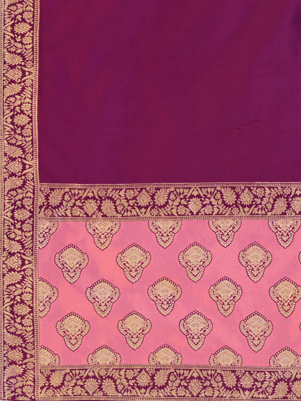 Women's Pink Kanjiwaram Lehengas