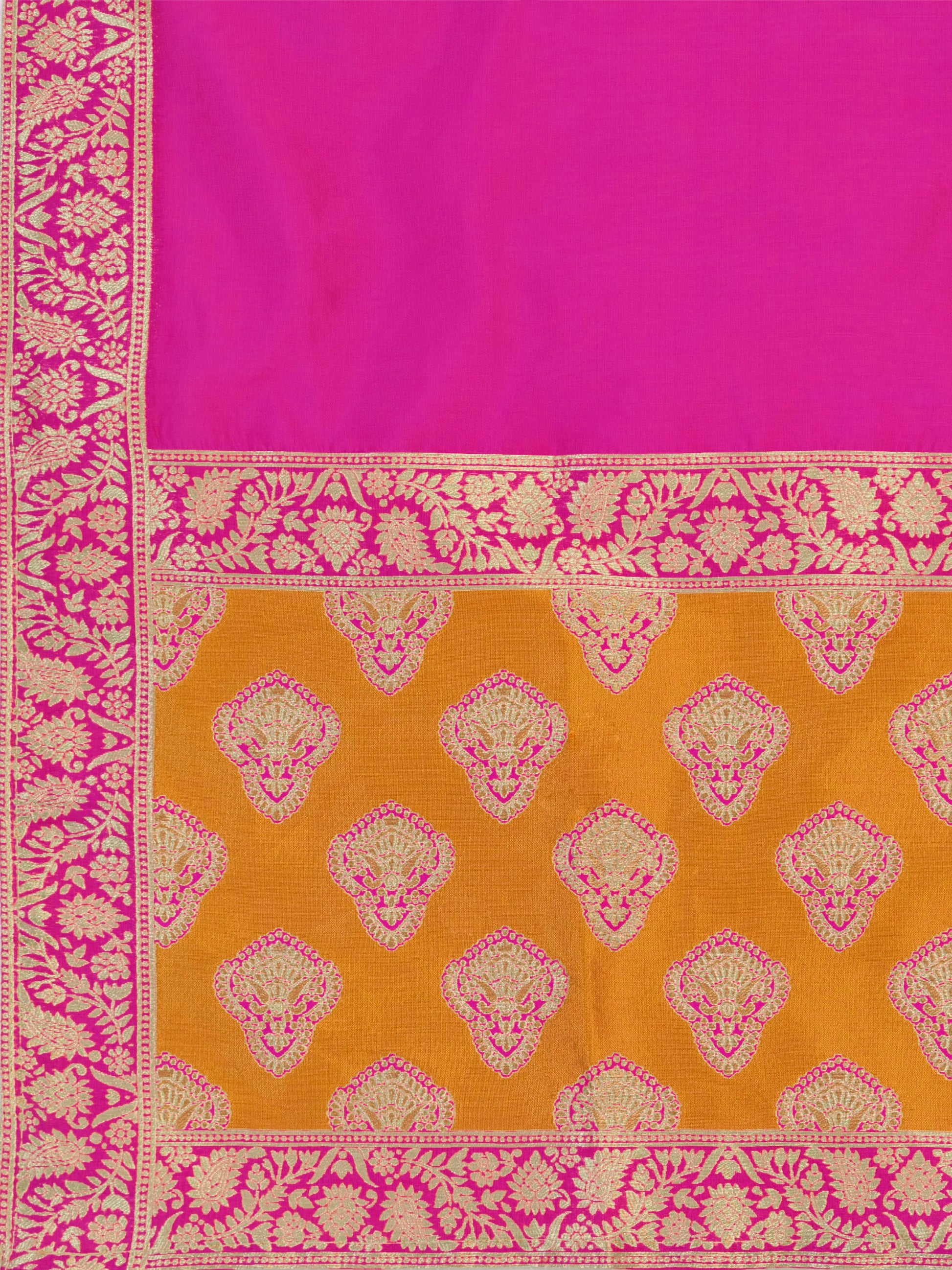 Women's Yellow Kanjiwaram Lehengas