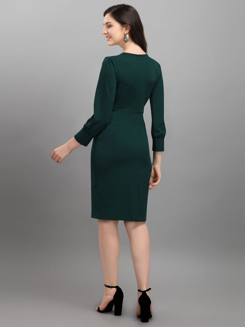 Women Green Bodycon dress
