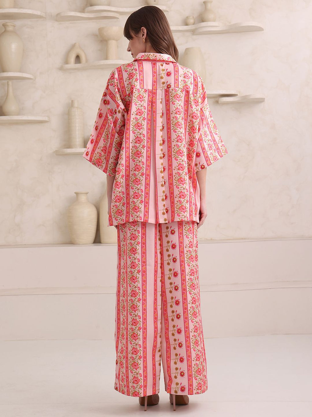 Obshivka   Pink Printed Co-Ords