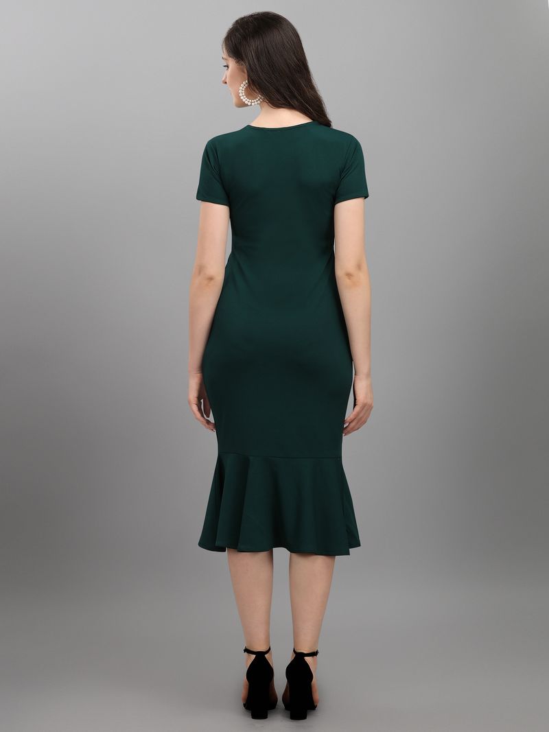 Women Green Bodycon dress
