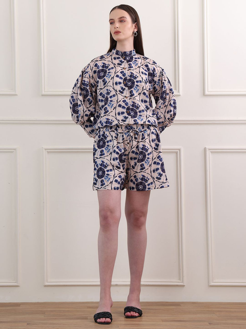 Obshivka   Blue  Printed Co-Ords