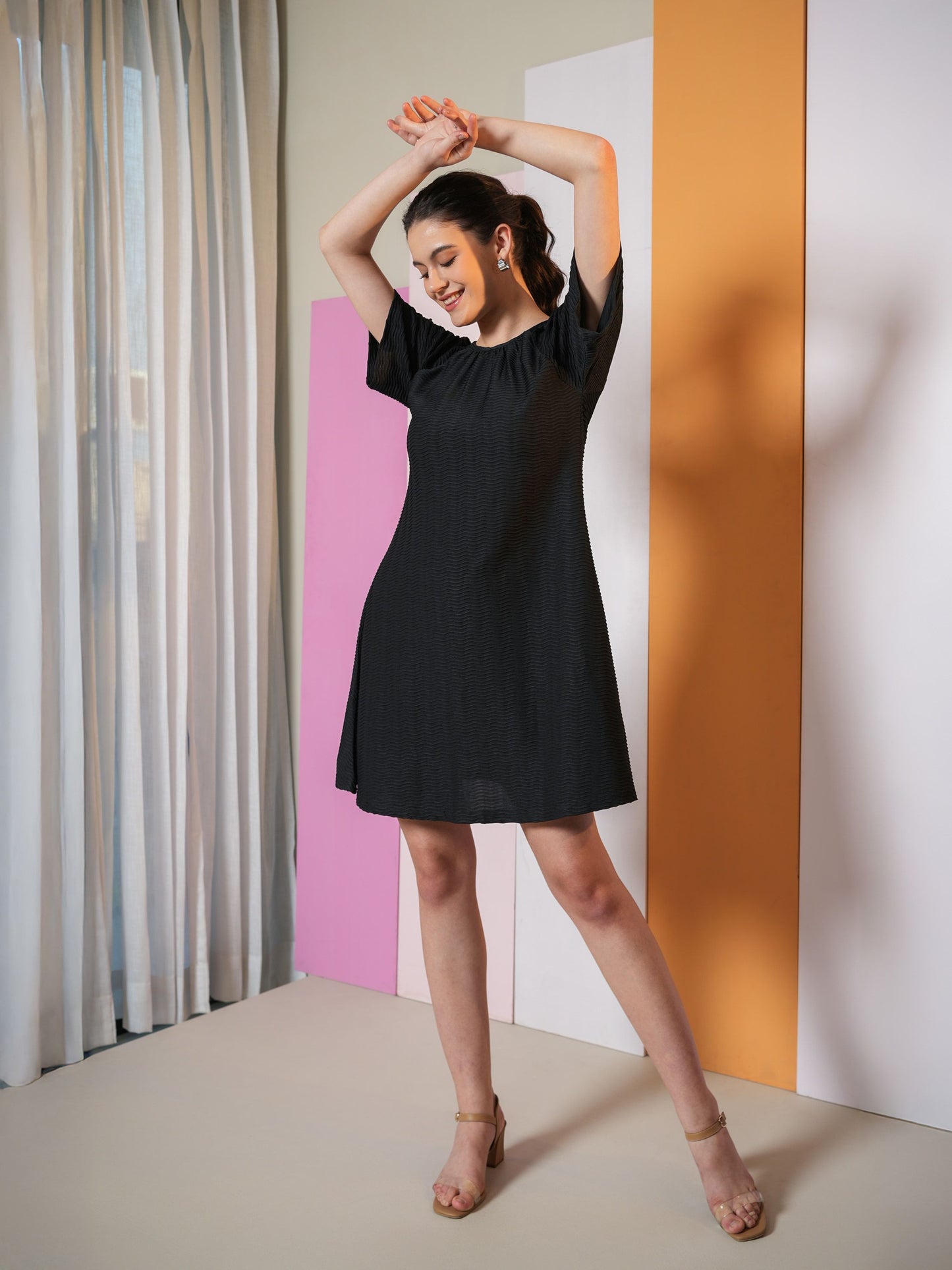 Women A Line Mini Length Dress