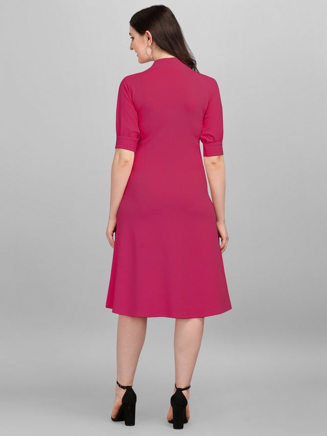 Women Pink A-Line dress