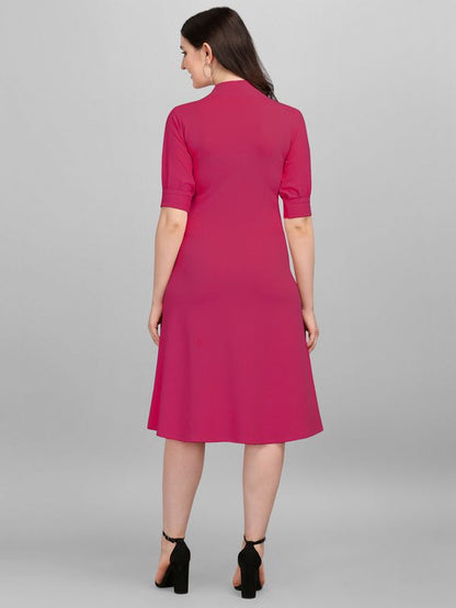 Women Pink A-Line dress