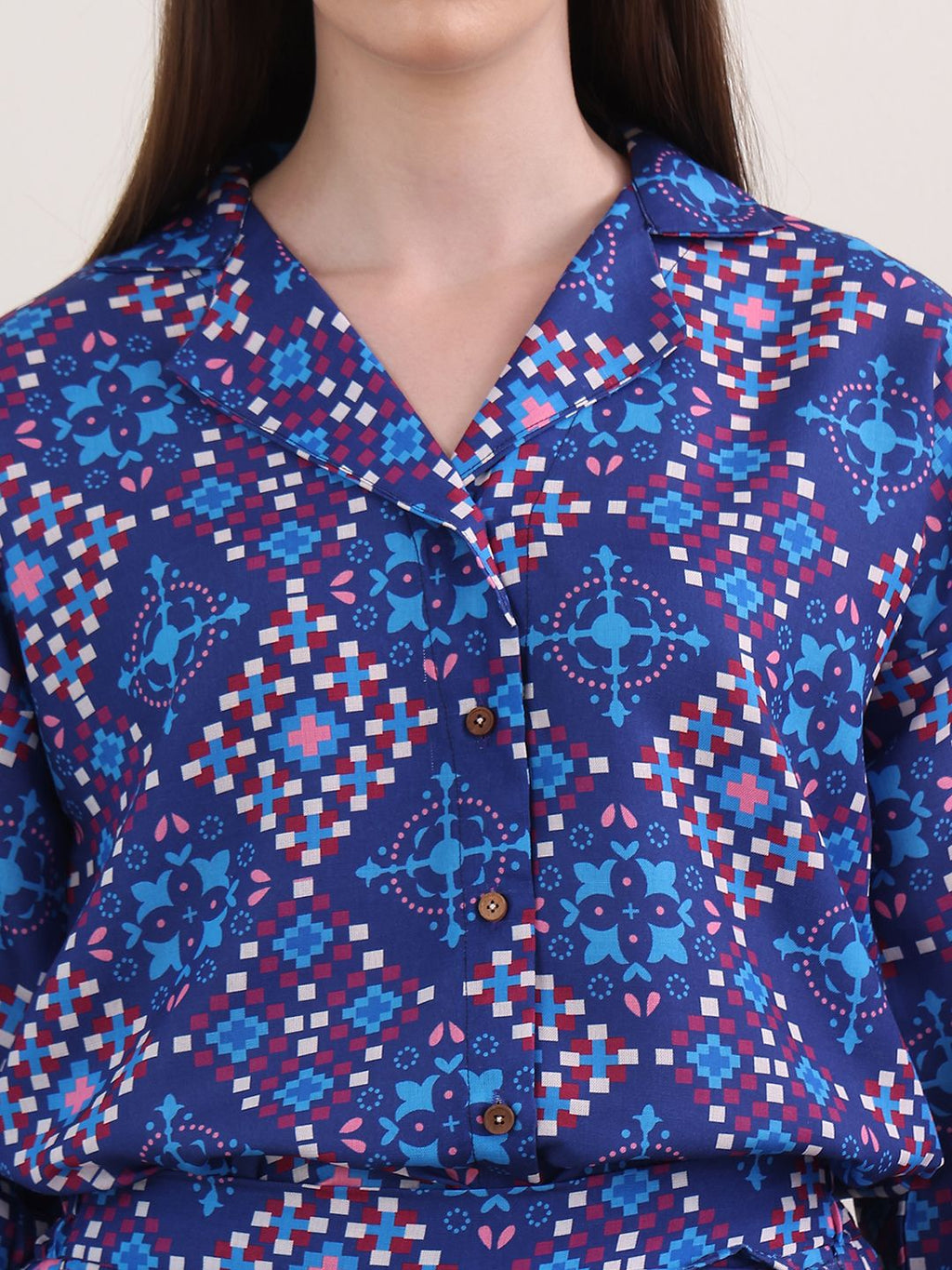 Obshivka   Blue Printed Co-Ords