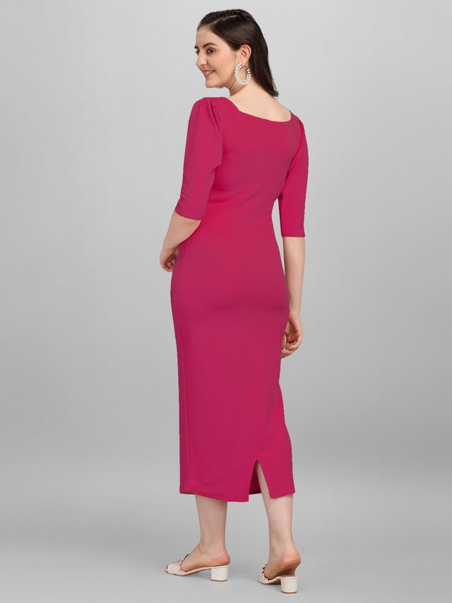 Women Pink Bodycon dress
