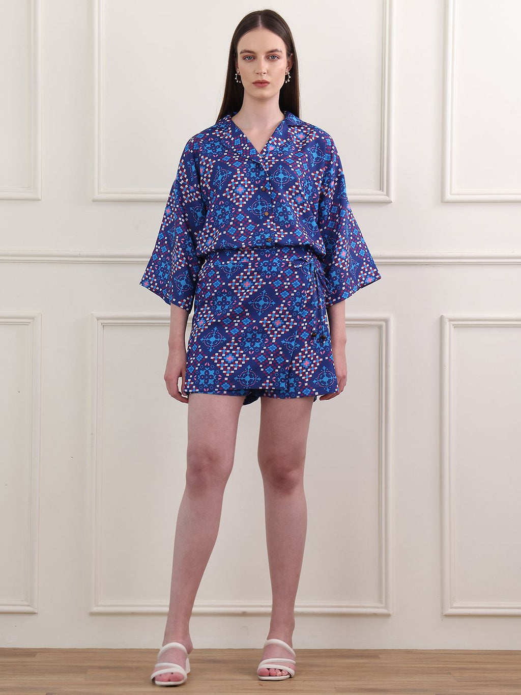 Obshivka   Blue Printed Co-Ords