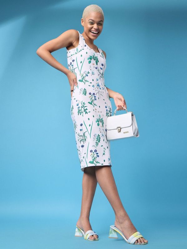 Multi Sleeveless Bodycon dress