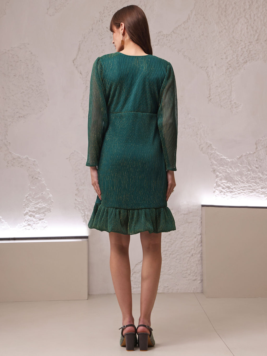 Women's Rama Fit & Flare Off Shoulder Dress