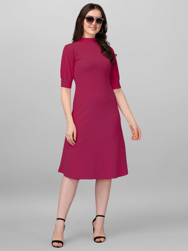 Women Pink A-Line dress