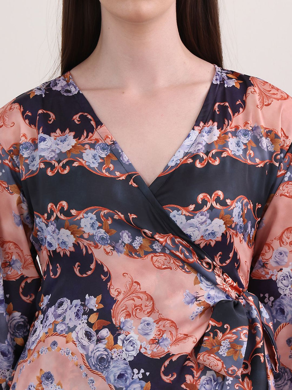 Obshivka  Printed Wrap Dress