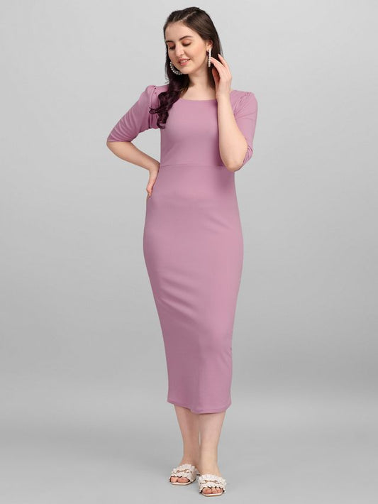 Women Purple Bodycon dress