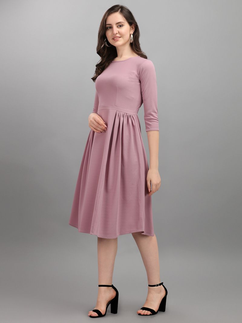 Women Purple A-Line dress