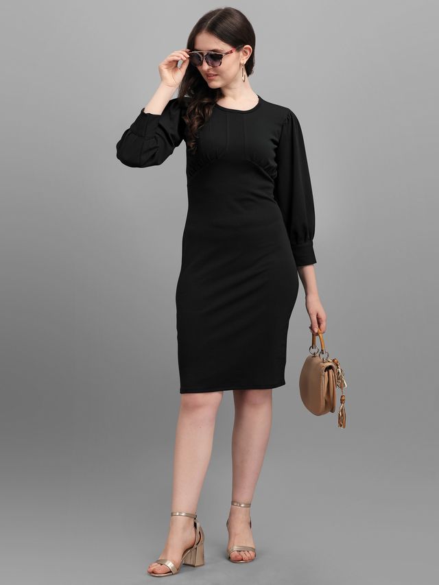 Women Black Bodycon dress